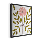 Blue Daisy Tile Framed Canvas Print Gallery Image 2