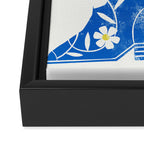 Daisy Boots Framed Canvas Print Gallery Image 3