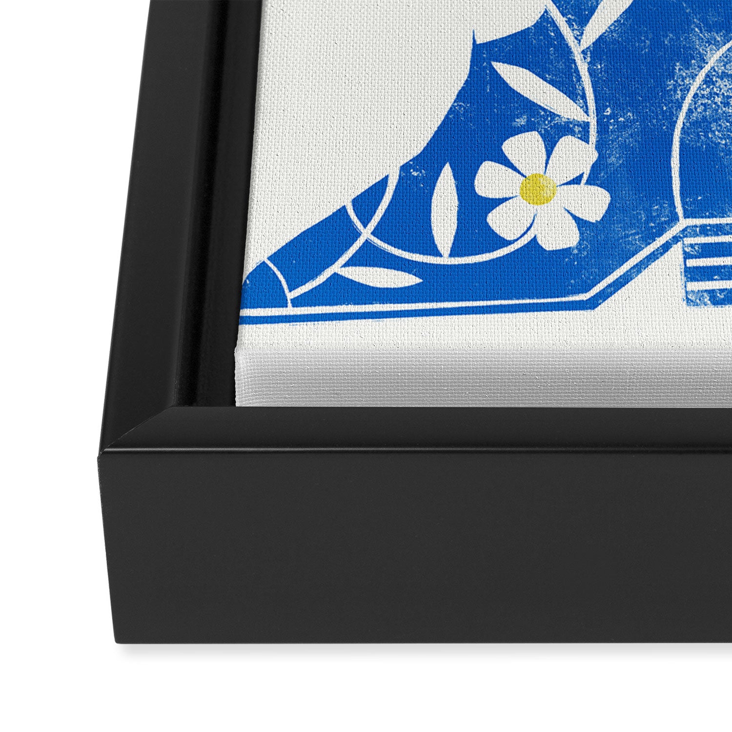 Daisy Boots Framed Canvas Print Gallery Image 3