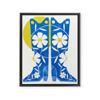 Daisy Boots Framed Canvas Print Gallery Image 6