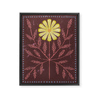 Daisy Tile Framed Canvas Print Gallery Image 6