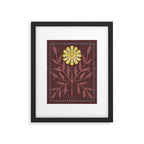 Daisy Tile Framed Art Print Gallery Image 4