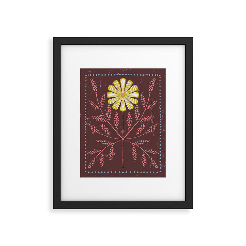 Daisy Tile Framed Art Print Gallery Image 4