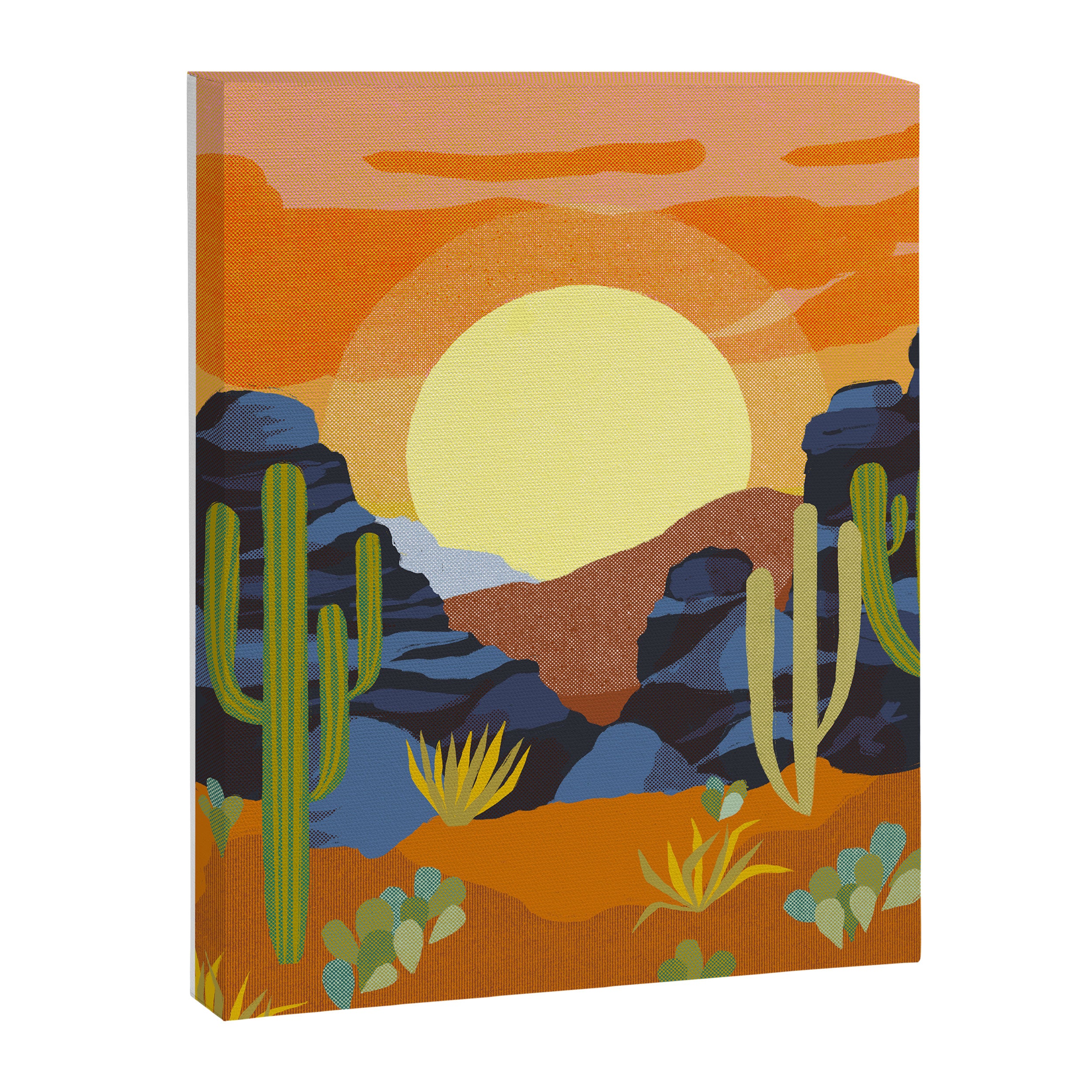 Desert Sunset Canvas Print Gallery Image 6
