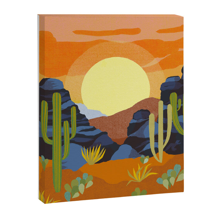 Desert Sunset Canvas Print Gallery Image 1