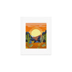 Desert Sunset Art Print Gallery Image 1