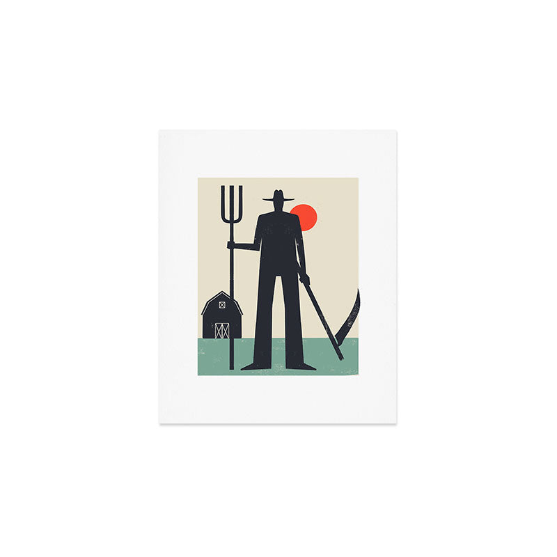 Graphic Hallows Farmer Art Print Gallery Image 1