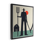 Graphic Hallows Farmer Framed Canvas Print Gallery Image 2