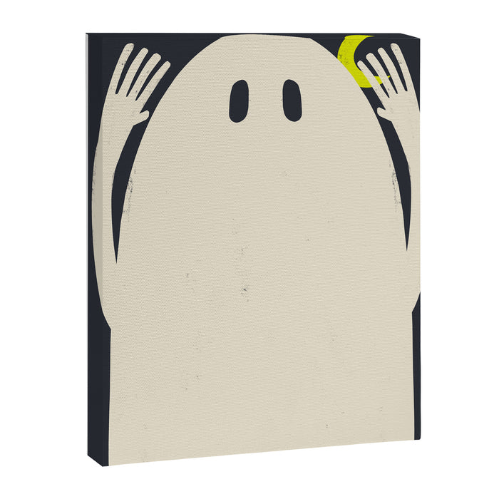 Graphic Hallows Ghost Canvas Print Gallery Image 1
