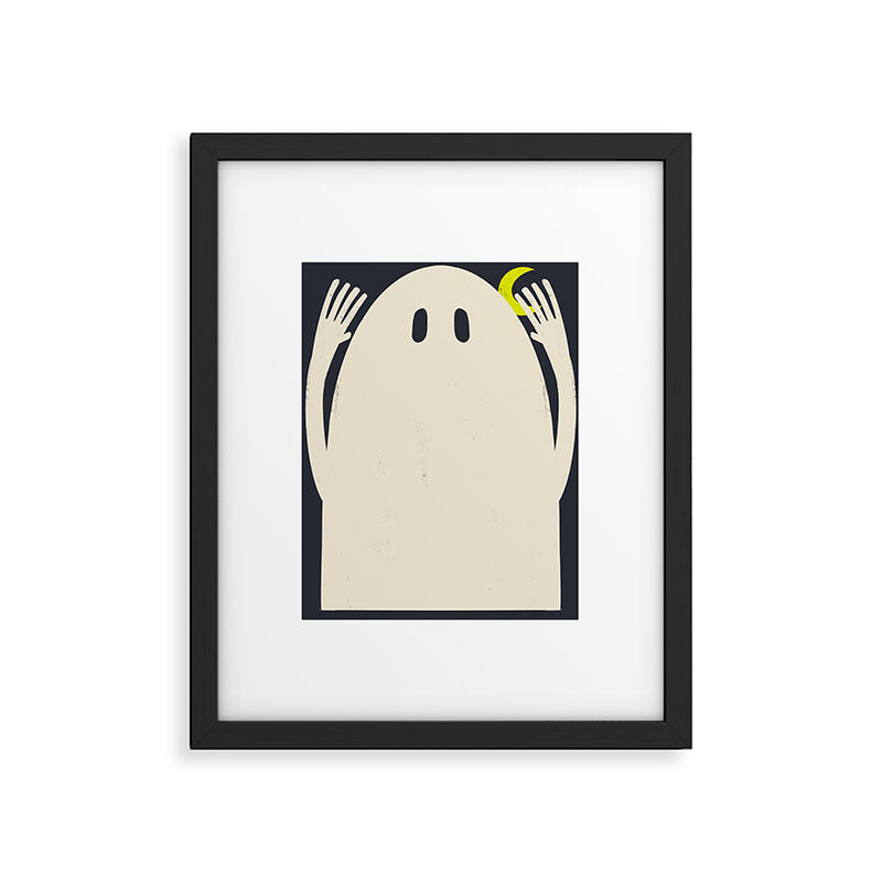 Graphic Hallows Ghost Framed Art Print Gallery Image 5