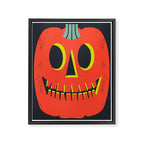 Graphic Hallows Pumpkins Framed Canvas Print Gallery Image 6