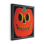 Graphic Hallows Pumpkins Framed Canvas Print Gallery Image 2