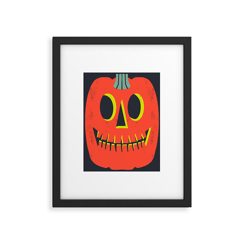 Graphic Hallows Pumpkins Framed Art Print Gallery Image 5