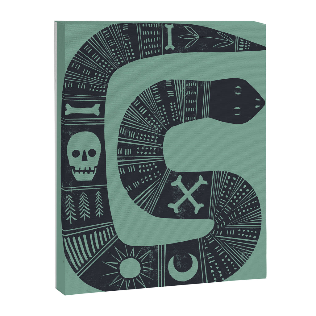 Graphic Hallows Snake Canvas Print Gallery Image 6