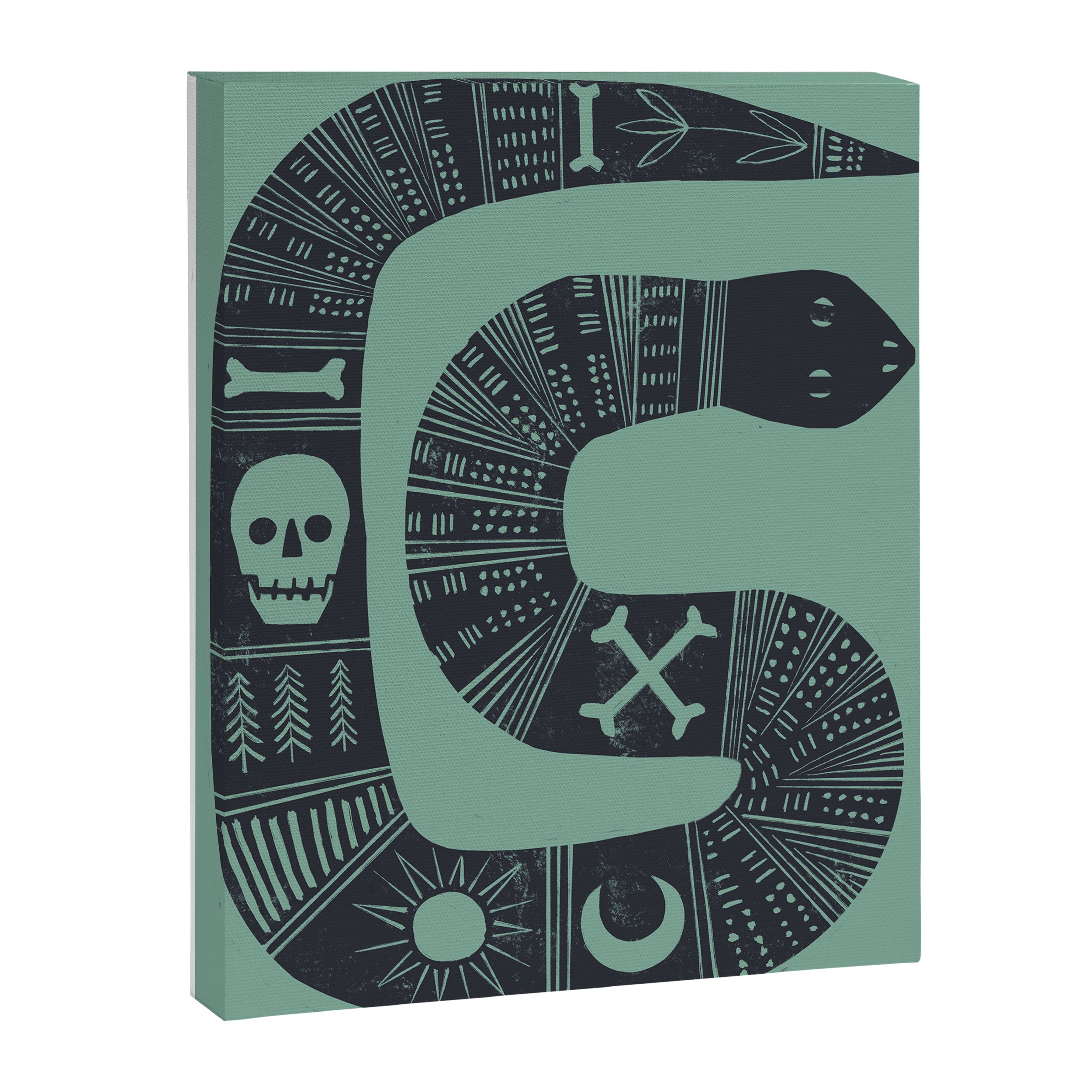 Graphic Hallows Snake Canvas Print Gallery Image 6