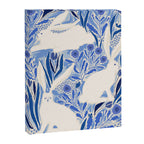 Hare Meadow Indigo Canvas Print Gallery Image 6