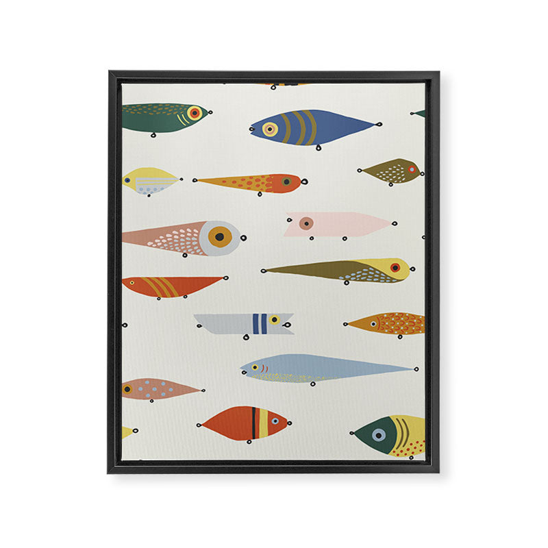 Lake House Lures Framed Canvas Print Gallery Image 6