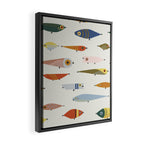 Lake House Lures Framed Canvas Print Gallery Image 2