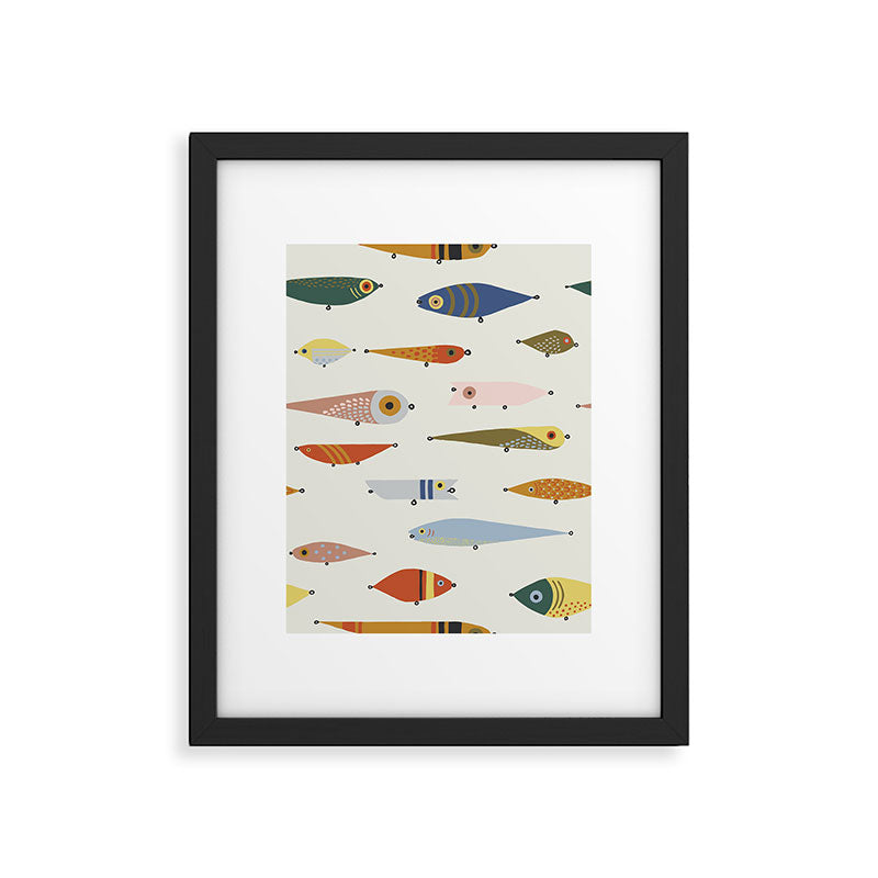 Lake House Lures Framed Art Print Gallery Image 5