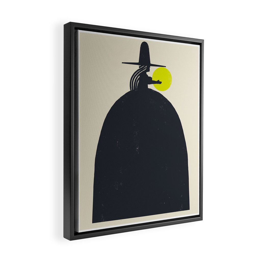Little Witch Framed Canvas Print Gallery Image 2