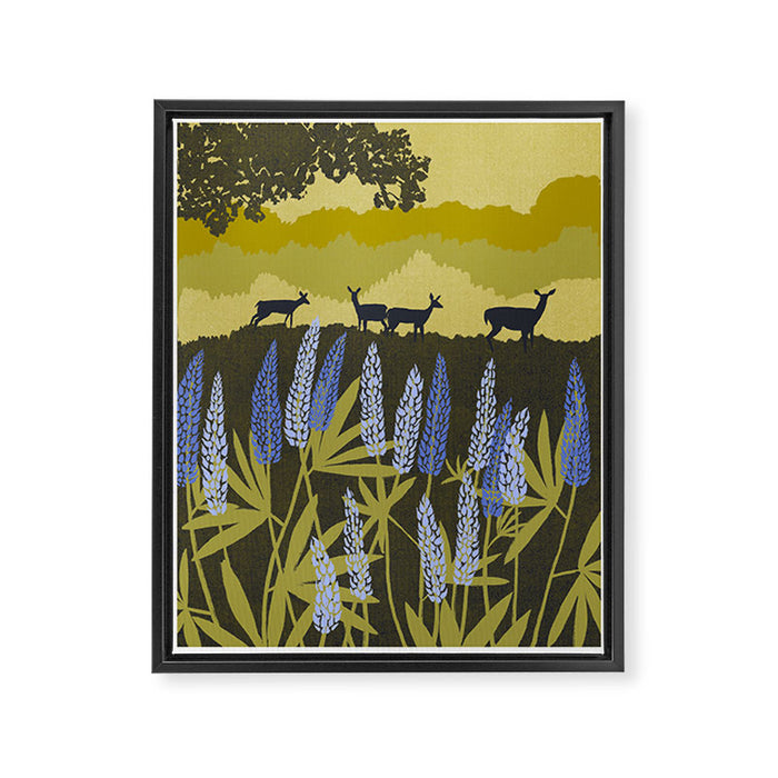 Midwest Lupine Framed Canvas Print Gallery Image 1