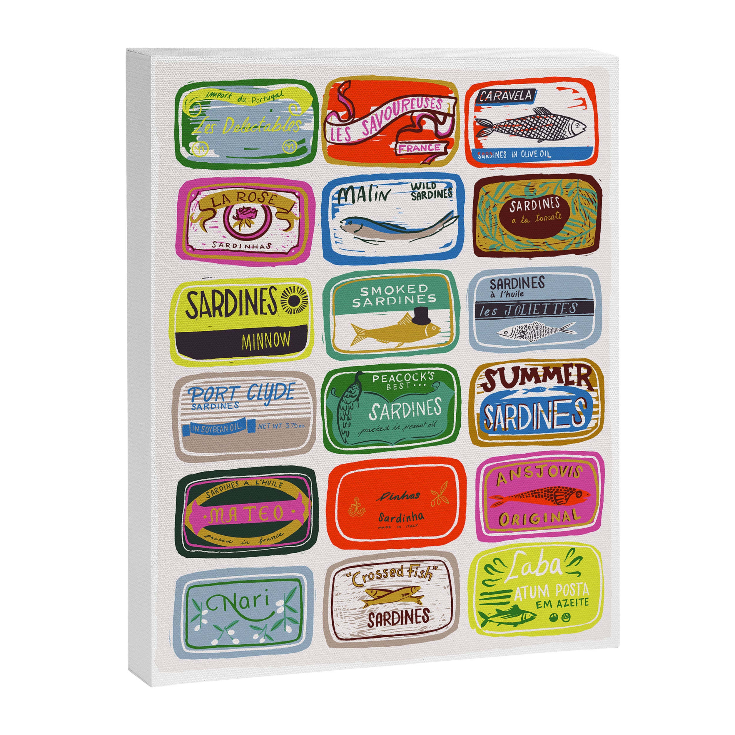 Sardine Tins Canvas Print Gallery Image 6