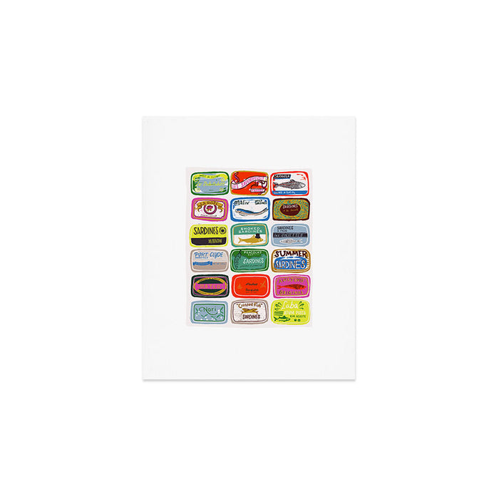 Sardine Tins Art Print Gallery Image 1
