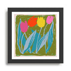 Summer Block Of Tulips Framed Art Print Gallery Image 1