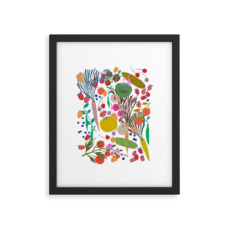 Summer Garden Joy Framed Art Print Gallery Image 5