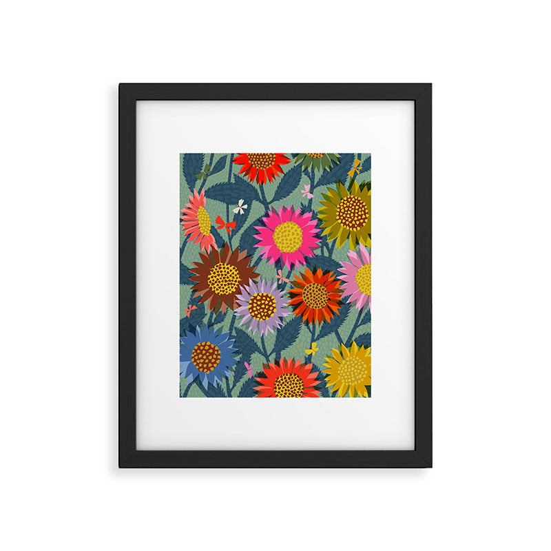 Sunflower Patch Framed Art Print Gallery Image 4