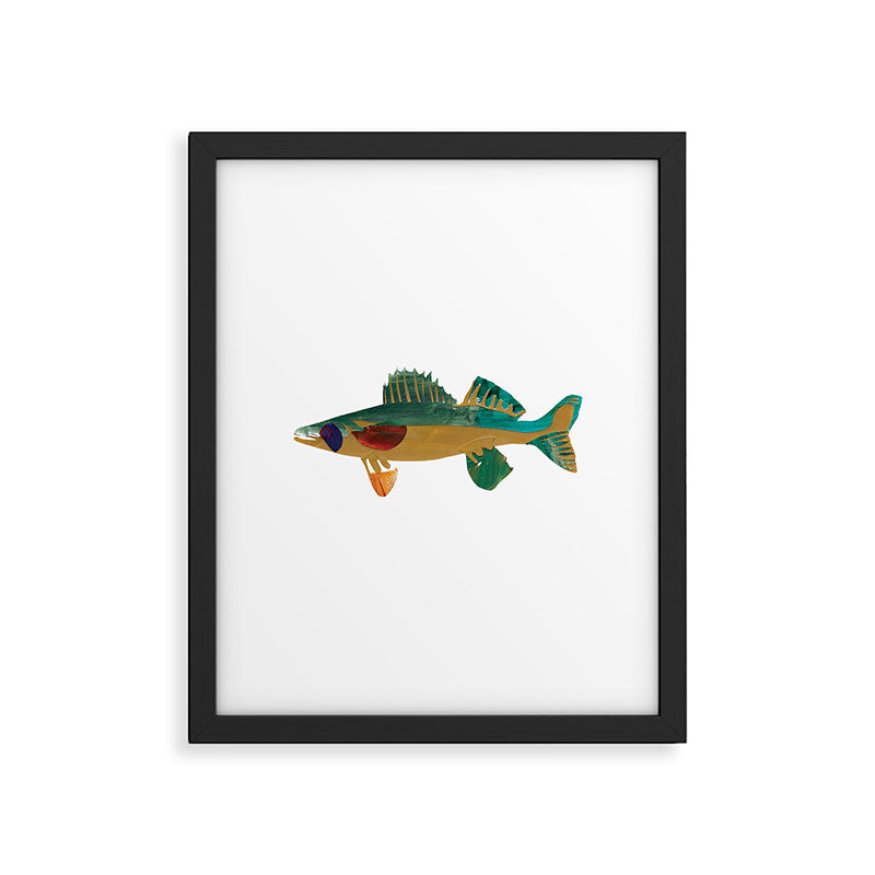 Walleye Framed Art Print Gallery Image 6