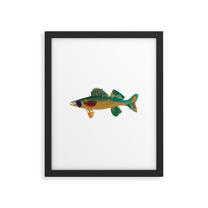 Walleye Framed Art Print Gallery Image 1