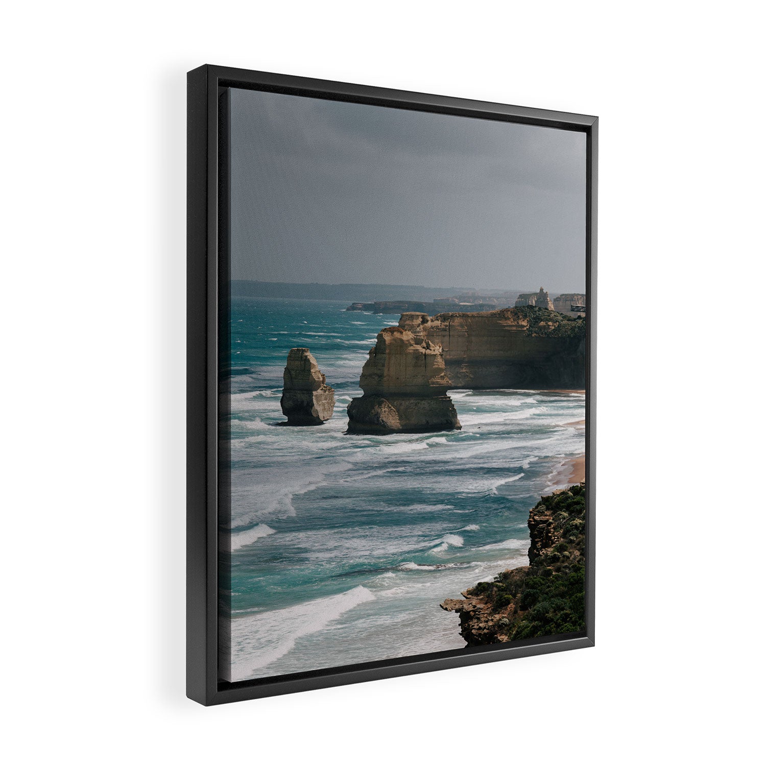 12 Apostles Framed Canvas Print Gallery Image 2