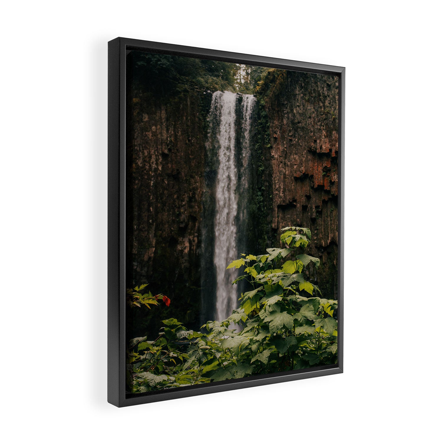 Abiqua Falls Framed Canvas Print Gallery Image 2