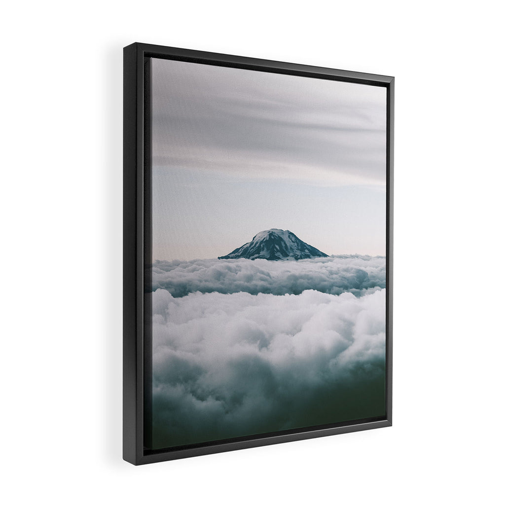 Adams Above Clouds Framed Canvas Print Gallery Image 2