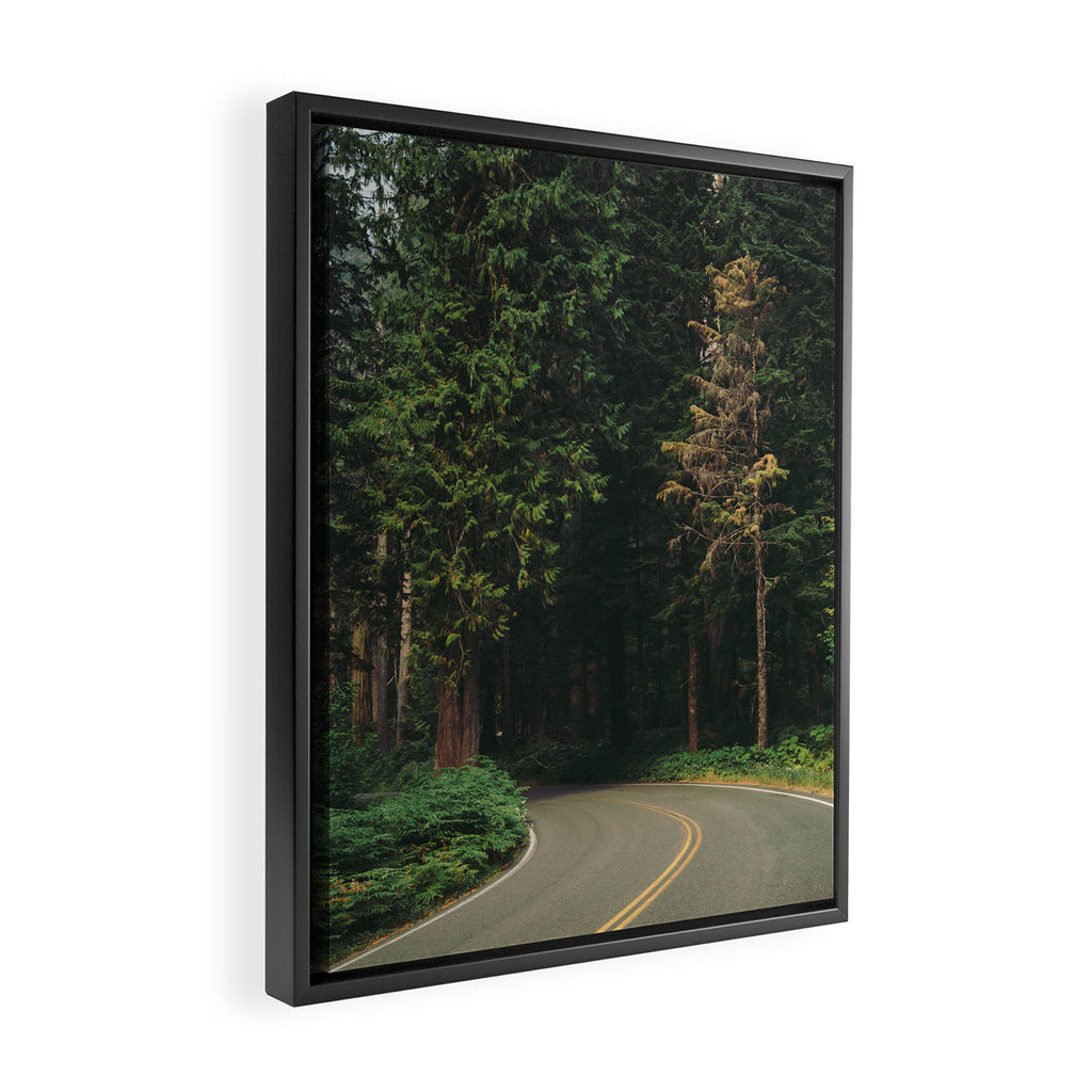 Around the Corner Framed Canvas Print Gallery Image 2