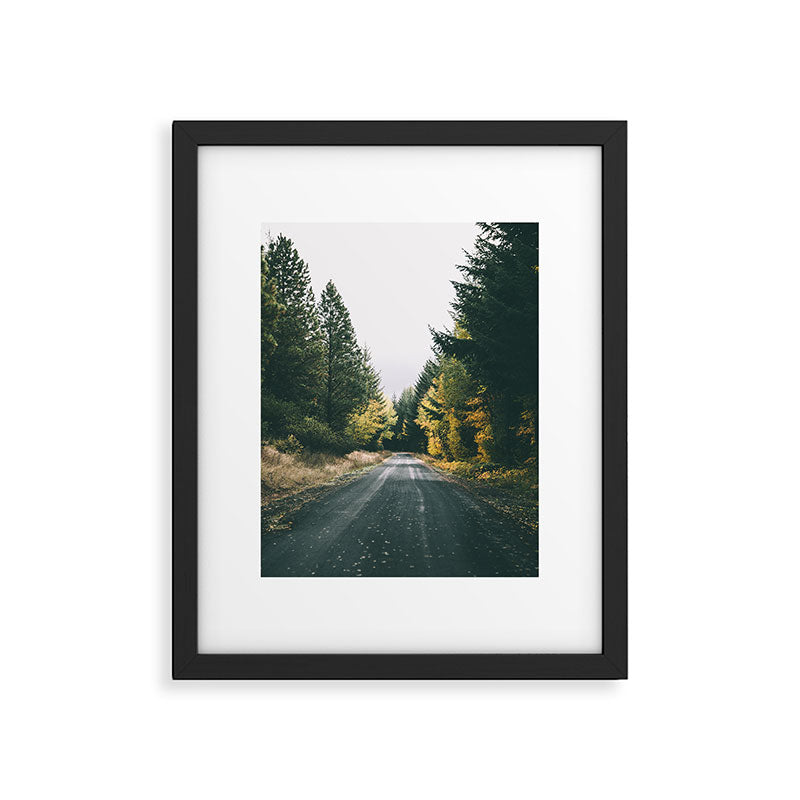 Autumn Drive Framed Art Print Gallery Image 5