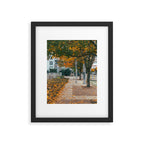 Autumn Sidewalk Framed Art Print Gallery Image 5