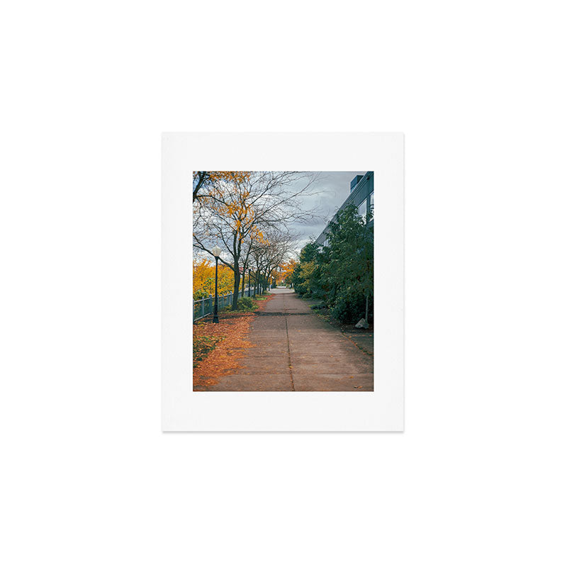 Autumn Sidewalk II Art Print Gallery Image 1