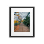 Autumn Sidewalk II Framed Art Print Gallery Image 5