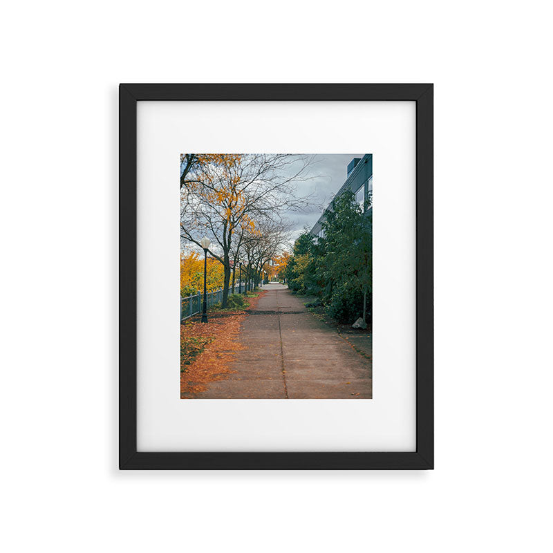 Autumn Sidewalk II Framed Art Print Gallery Image 5