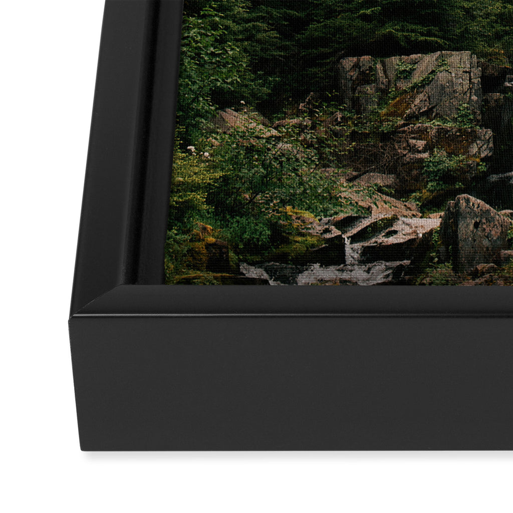 Baby Waterfall Framed Canvas Print Gallery Image 3