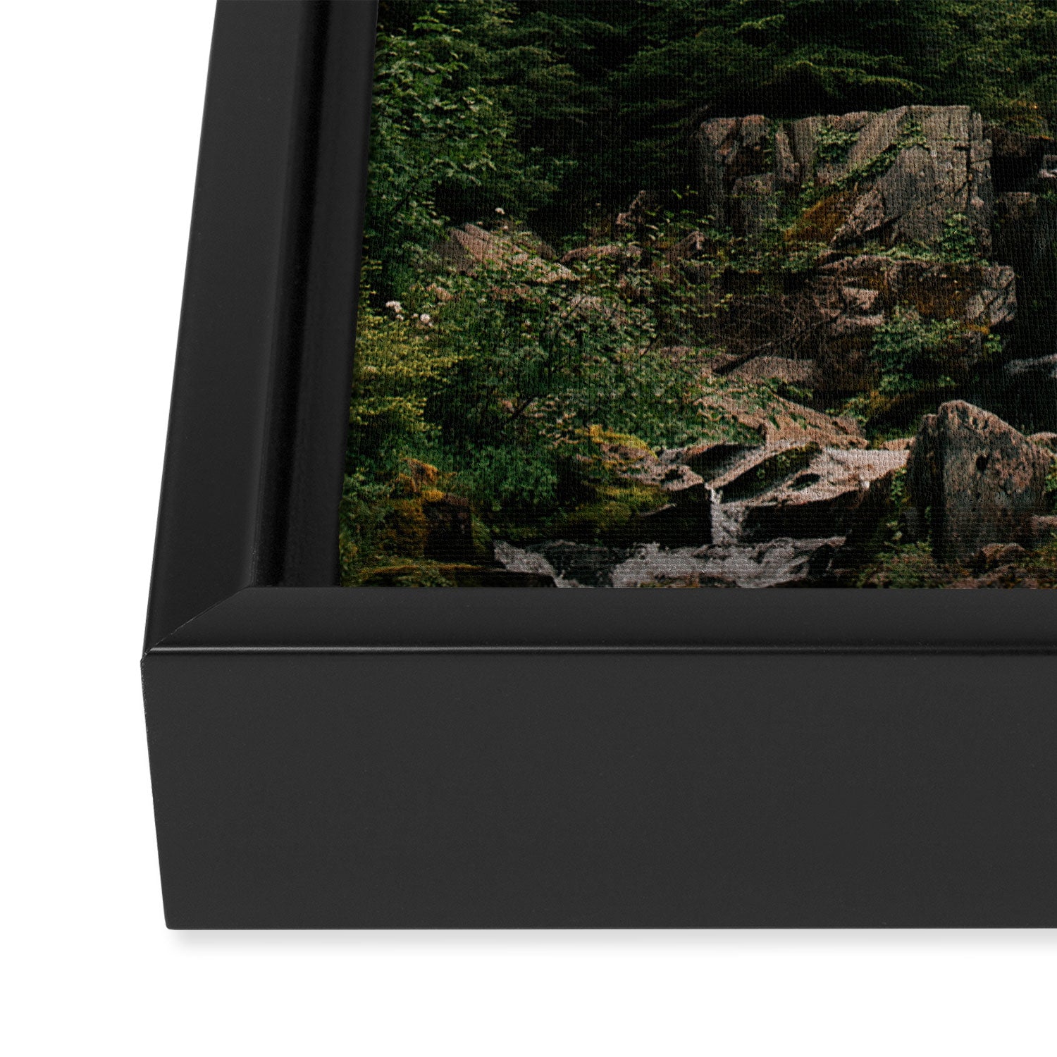 Baby Waterfall Framed Canvas Print Gallery Image 3