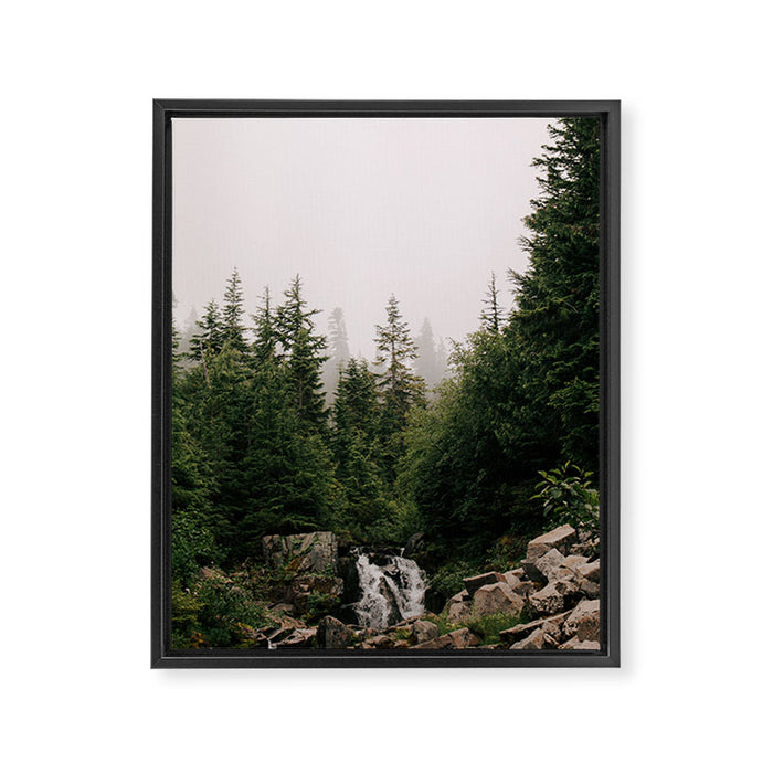 Baby Waterfall Framed Canvas Print Gallery Image 1