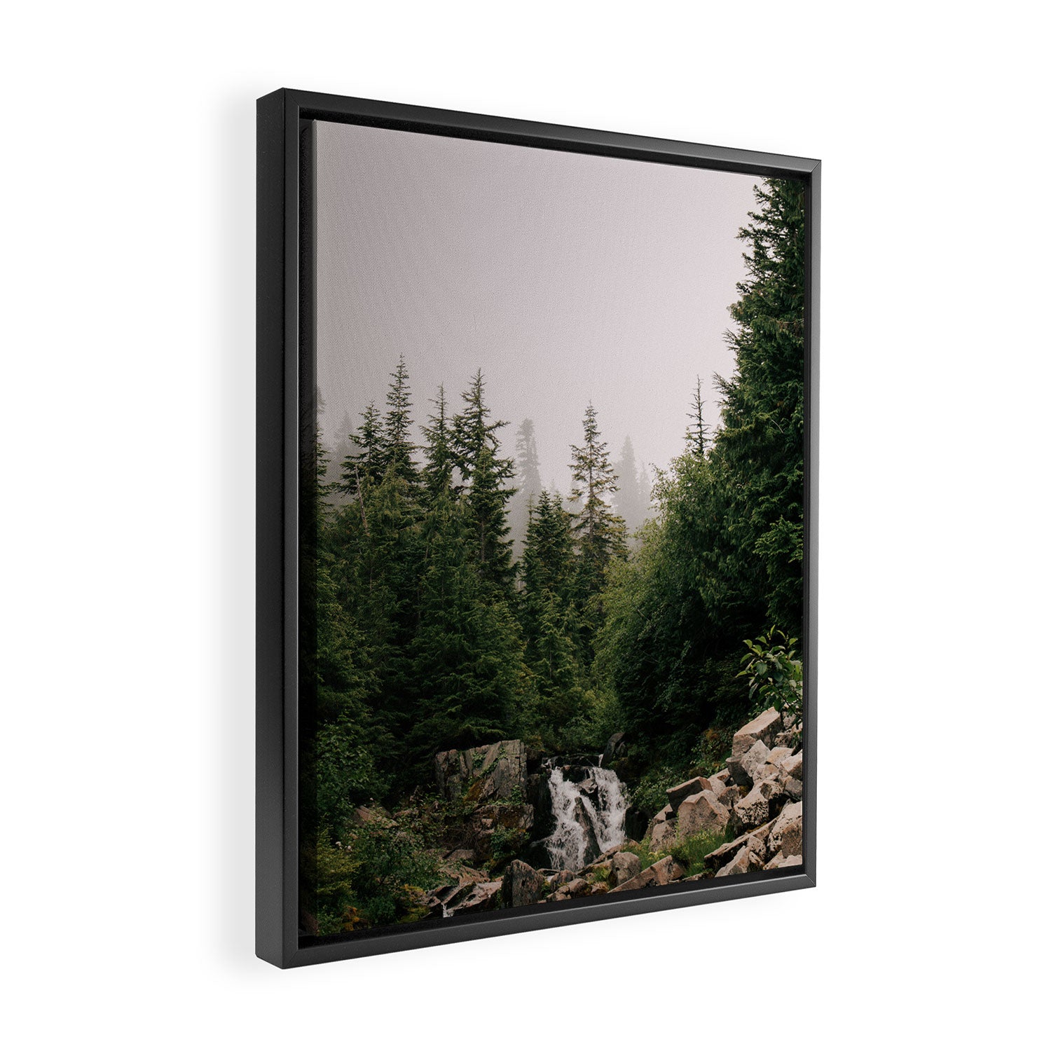Baby Waterfall Framed Canvas Print Gallery Image 2