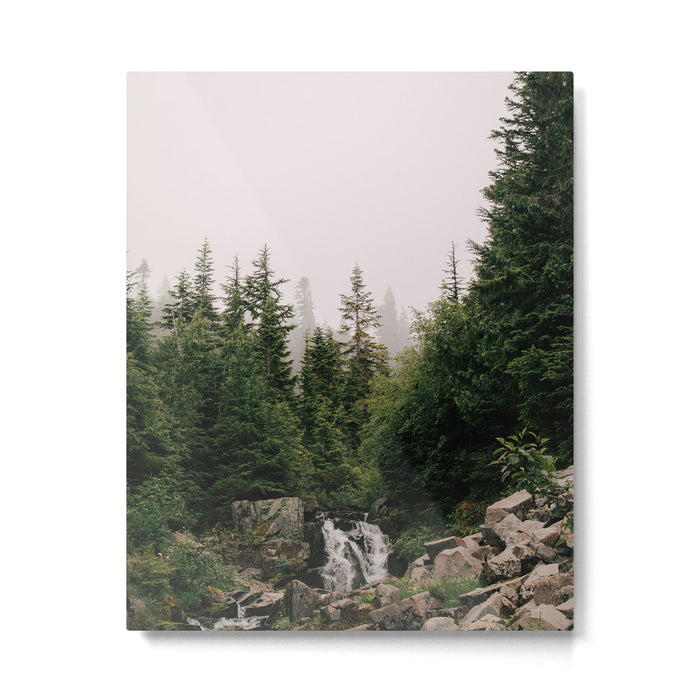 Baby Waterfall Metal Print Gallery Image 1
