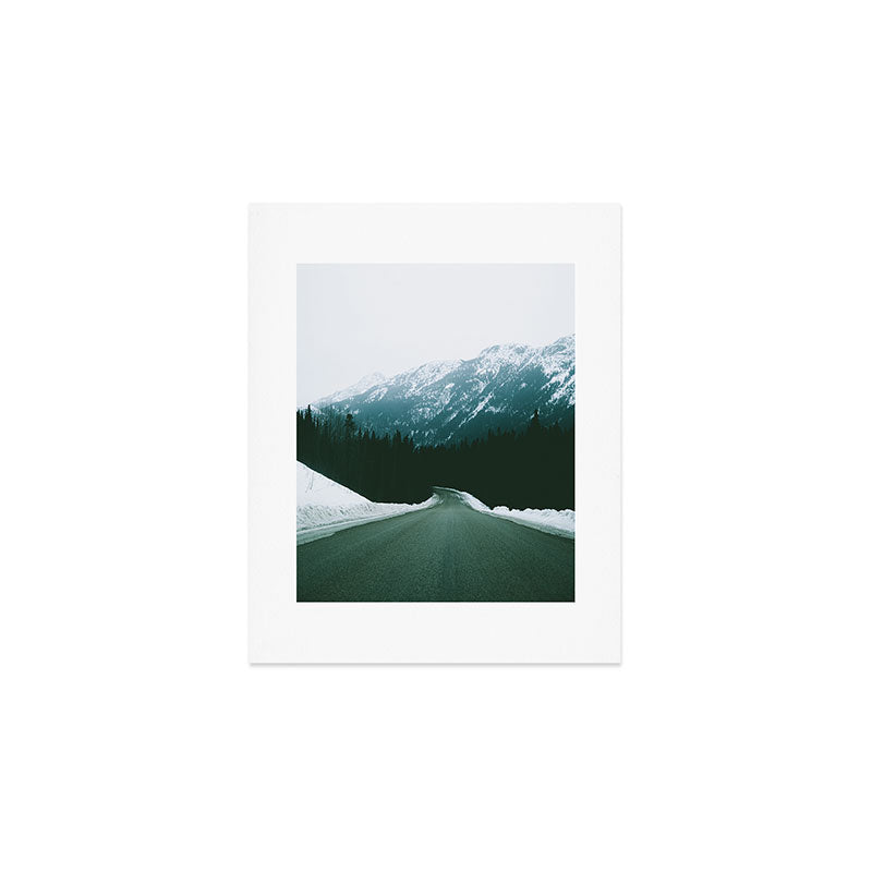 BC Mountain Drive Art Print Gallery Image 1
