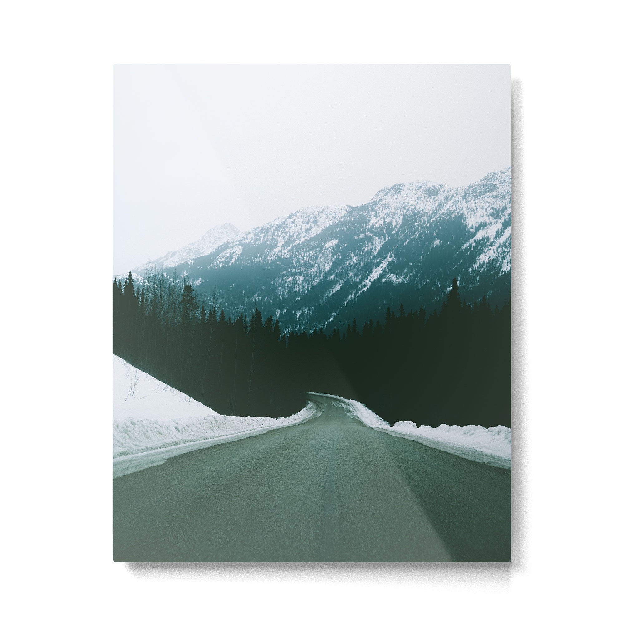 BC Mountain Drive Metal Print Gallery Image 4