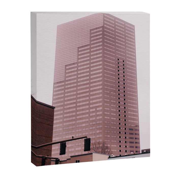Big Pink Portland Canvas Print Gallery Image 1