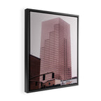 Big Pink Portland Framed Canvas Print Gallery Image 2